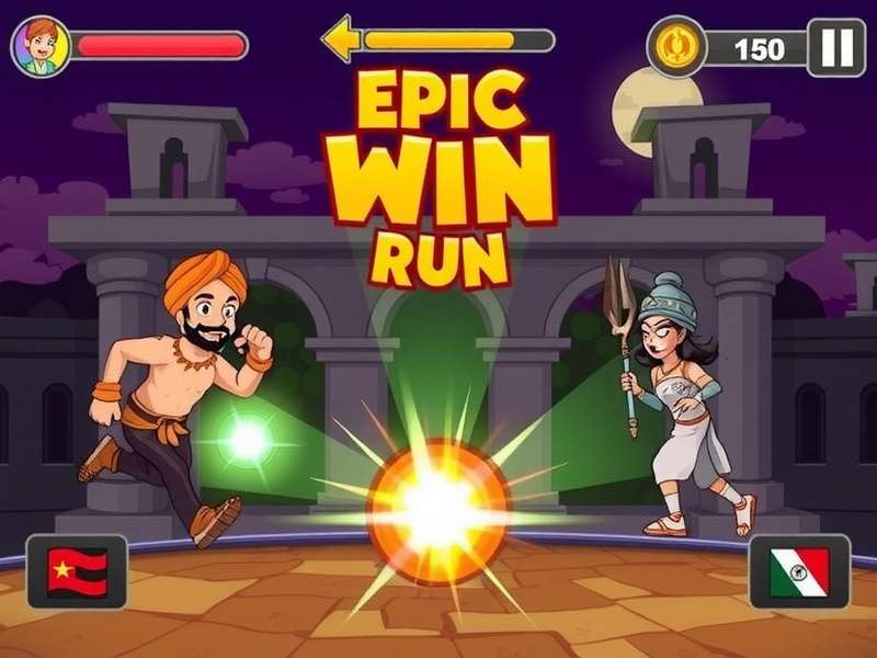 Epic Win Run Rajasthani Character