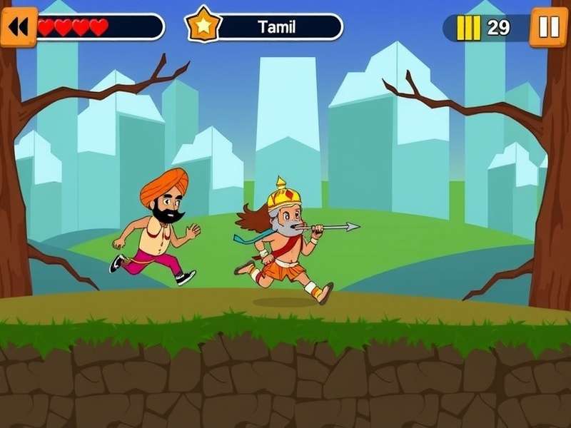 Epic Win Run Punjabi Character